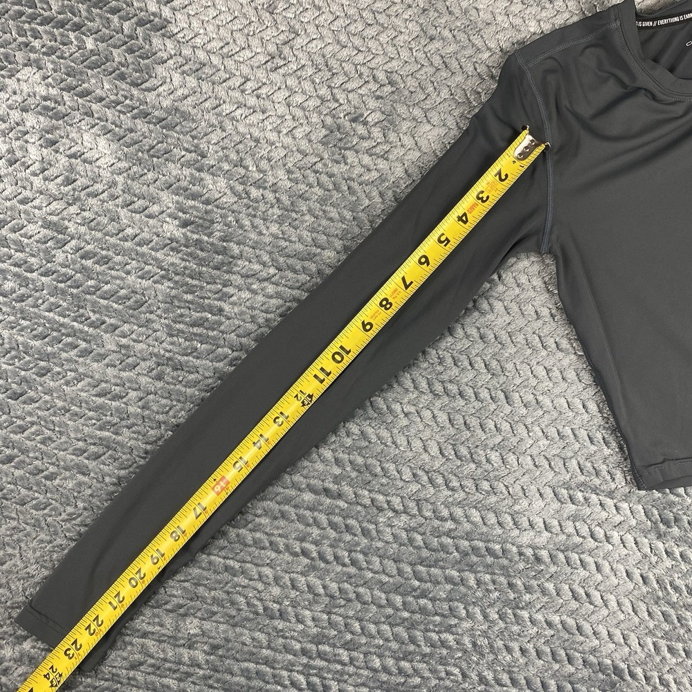 Gymreapers Women's Long Sleeve Performance Medium Obsidian Stretch Gym Fitness - Picture 9 of 9